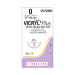 Ethicon Taper Point Vicryl + Antibacterial Suture VCP260H - 36.0 Each - MDL-ETHVCP260H