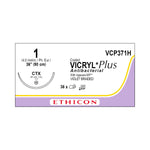 Ethicon Taper Point Vicryl + Antibacterial Suture VCP371H - 36.0 Each - MDL-ETHVCP371H