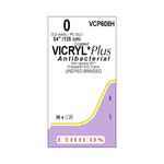 Ethicon Standard / Short Vicryl Plus Absorbable Sutures VCP608H - 36.0 Each - MDL-ETHVCP608H