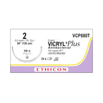 Ethicon Taper Point Vicryl + Antibacterial Suture VCP880T - 24.0 Each - MDL-ETHVCP880T