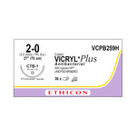 ETHICON Vicryl Plus Absorbable Sutures with Ethiguard Needle VCPB259H 36 Each - MDL-ETHVCPB259H