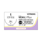 ETHICON Blunt Point Vicryl Plus Antibacterial Sutures VCPB650G 12 Each - MDL-ETHVCPB650G