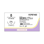 ETHICON Vicryl Plus Absorbable Sutures with Ethiguard Needle VCPB740D 12 Each - MDL-ETHVCPB740D