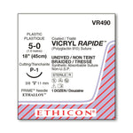 ETHICON Vicryl Rapide Absorbable Sutures VR490 12 Each - MDL-ETHVR490