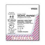 Ethicon Precision Cosmetic VICRYL RAPIDE Absorbable Sutures VR835 - 12.0 Each