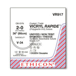 ETHICON TAPERCUT VICRYL RAPIDE Absorbable Sutures VR917 12 Each - MDL-ETHVR917