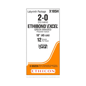 Ethicon Sutupak Precut Ethicon Excel Sutures X185H - 36.0 Each