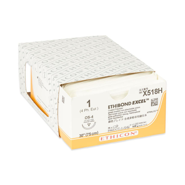Ethicon Reverse Cutting Ethibond Excel Sutures X518H - 36.0 Each