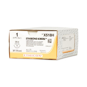 Ethicon Reverse Cutting Ethibond Excel Sutures X518H - 36.0 Each