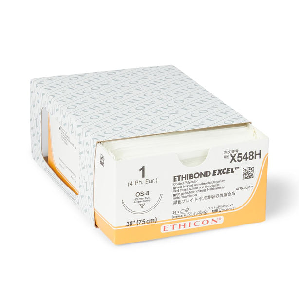 Ethicon Reverse Cutting Ethibond Excel Sutures X548H - 36.0 Each