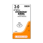 Ethicon Reverse Cutting Ethibond Excel Sutures X663H - 36.0 Each