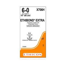 ETHICON Taper Point Ethibond Excel Suture X706H 36 Each-MDL-ETHX706H