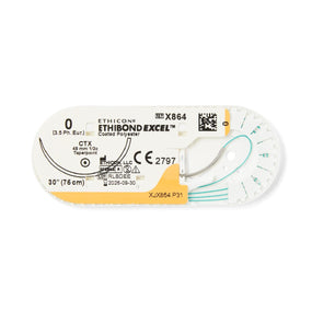 ETHICON Taper Point Ethibond Excel Suture X864H 36 Each-MDL-ETHX864H