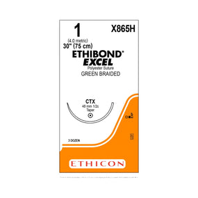 ETHICON Taper Point Ethibond Excel Suture X865H 36 Each-MDL-ETHX865H
