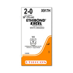 ETHICON Taper-Cut Ethibond Excel Nonabsorbable Sutures X917H 36 Each - MDL-ETHX917H