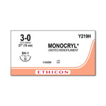 Ethicon Monocryl Undyed Sutures Y219H - 36.0 Each
