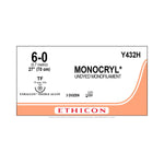 ETHICON Monocryl Absorbable Sutures Y432H 36 Each-MDL-ETHY432H