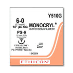 Ethicon Precision Point Monocryl Synthetic Absorbable Sutures Y510G - 12.0 Each