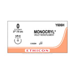 ETHICON Monocryl Absorbable Sutures Y606H 36 Each-MDL-ETHY606H