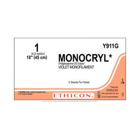 Ethicon Sutupak Precut Sutures Y911G - 12.0 Each