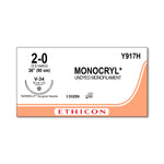 Tapercut Monocryl Absorbable Sutures - Y917H - 36 Each - MDL-ETHY917H