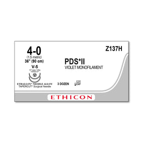 Ethicon Tapercut PDS II Absorbable Sutures Z137H - 36.0 Each
