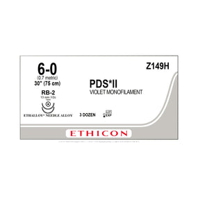 ETHICON Taper Point PDS II Absorbable Sutures Z149H 36 Each-MDL-ETHZ149H