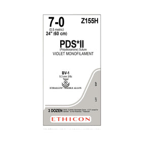 ETHICON Taper Point PDS II Absorbable Sutures Z155H 36 Each-MDL-ETHZ155H