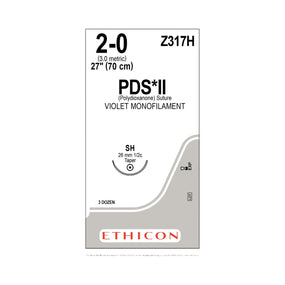 ETHICON Taper Point PDS II Absorbable Sutures Z317H 36 Each-MDL-ETHZ317H