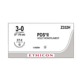 ETHICON Taper Point PDS II Absorbable Sutures Z332H 36 Each-MDL-ETHZ332H