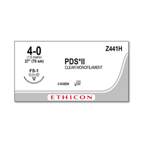 ETHICON Reverse Cutting PDS II Absorbable Sutures Z441H 36 Each-MDL-ETHZ441H