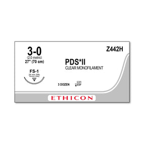 ETHICON Reverse Cutting PDS II Absorbable Sutures Z442H 36 Each-MDL-ETHZ442H
