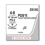 ETHICON PDS II Absorbable Monofilament Sutures Z513G 12 Each - MDL-ETHZ513G