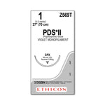 ETHICON Reverse Cutting PDS II Absorbable Sutures Z569T 24 Each-MDL-ETHZ569T