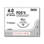 ETHICON PDS II Absorbable Monofilament Sutures Z682G 12 Each - MDL-ETHZ682G
