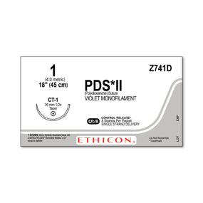 ETHICON Taper Point PDS II Absorbable Sutures Z741D 12 Each-MDL-ETHZ741D