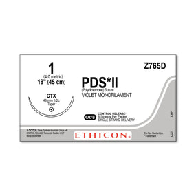 ETHICON Taper Point PDS II Absorbable Sutures Z765D 12 Each-MDL-ETHZ765D