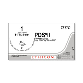 ETHICON Taper Point PDS II Absorbable Sutures Z877G 12 Each-MDL-ETHZ877G