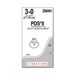 ETHICON Reverse Cutting PDS II Absorbable Sutures Z968H 36 Each-MDL-ETHZ968H