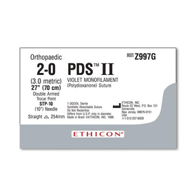 Ethicon Trocar Point PDS II Absorbable Sutures Z997G - 12.0 Each