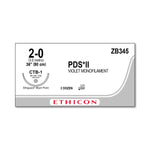ETHICON Ethiguard PDS II Absorbable Sutures ZB345 36 Each - MDL-ETHZB345