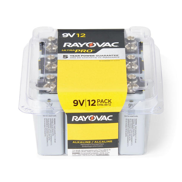 Rayovac Corporation Rayovac Ultra Pro Alkaline Batteries AL9V12PPJ - 12.0 Each