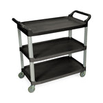 HDPE 3-Shelf Serving Cart - SC13-B - 1 Each - MDL-EVSSC13B