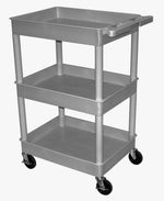 3 & 4 Shelf Carts by MMC - STC111GRY - 1 Each - MDL-EVSSTC111GRY