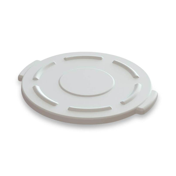 MMC Round Trash Can Lids - EVSTRDIL10WH - 6 Each - MDL-EVSTRDIL10WH