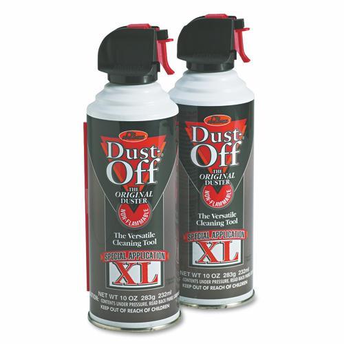 Falcon Safety Cleaners Dust-Off 10-oz. Can Compressed Gas Duster, 2-Pack - DPNXL/2 - 2 Each