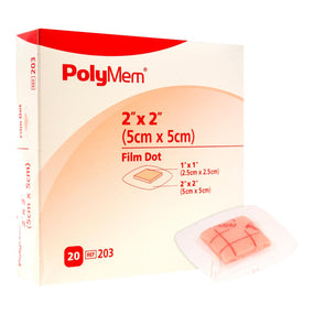 Ferris PolyMem Film Dot Adhesive Dressings 203 - 100.0 Each