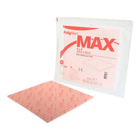 FERRIS PolyMem Max Nonadhesive Foam Wound Dressings 5088 5 Each - MDL-FER5088Z