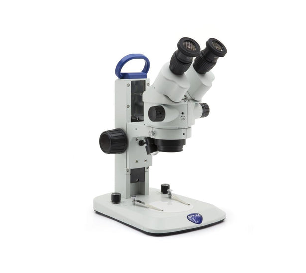 Optika Italy Binocular Multiplug Stereo SLX-3 Trinocular Stereozoom Microscope with Multi-Plug (EU, UK, US), 7x - 45x - SLX-3 - 1 Each