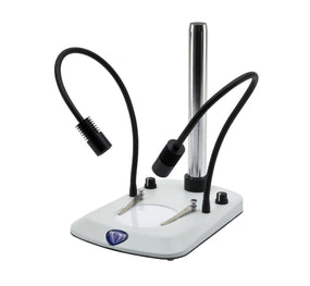 Optika Italy Pillar Stand with 2-Arm X-LED3 Transmitted and Incident Lights SZ-ST7 - 1.0 Each